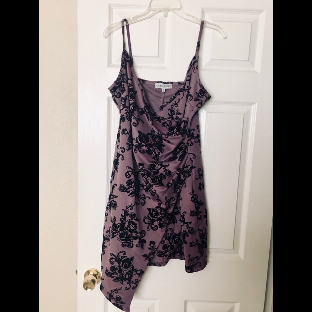 Juniors Almost Famous Asymmetrical Faux Dress